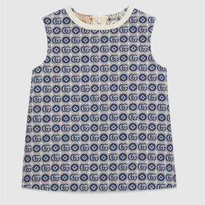 Gucci Baby Double G Cotton Dress